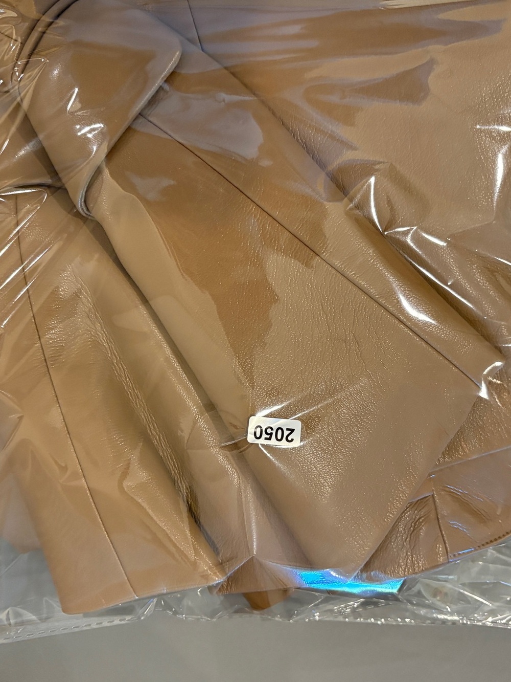 Aritzia Wilfred Memories Vegan Leather Blazer Constant Camel Size S fall season - Picture 15 of 15